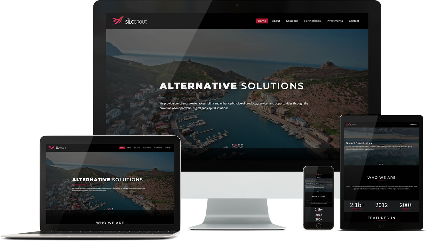 SILC Group technological website design and development
