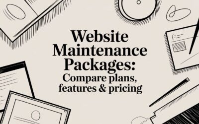 Website Maintenance Packages: Compare Plans, Features & Pricing