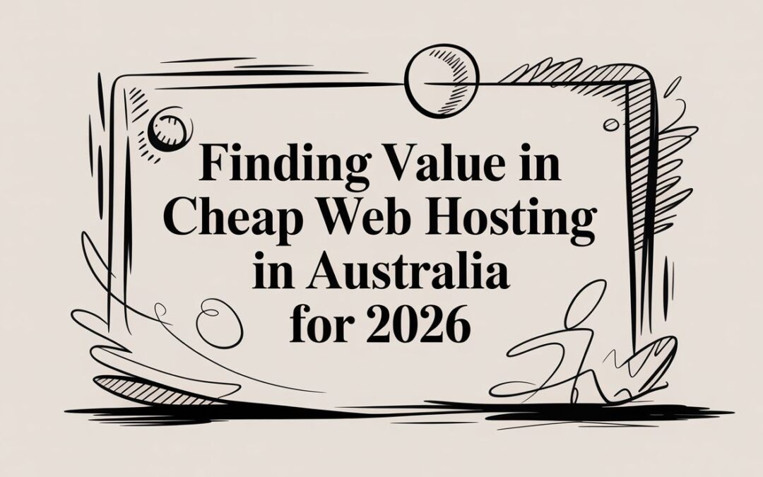 Finding Value in Cheap Web Hosting in Australia for 2026