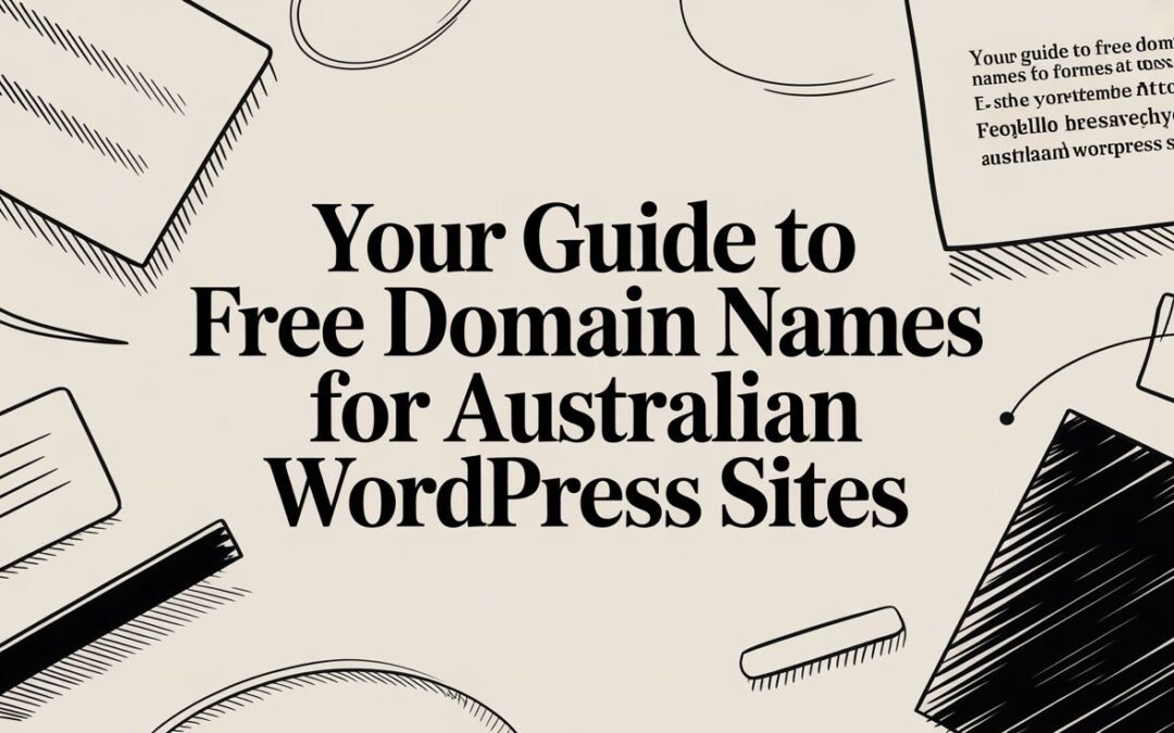 Your Guide to Free Domain Names for Australian WordPress Sites