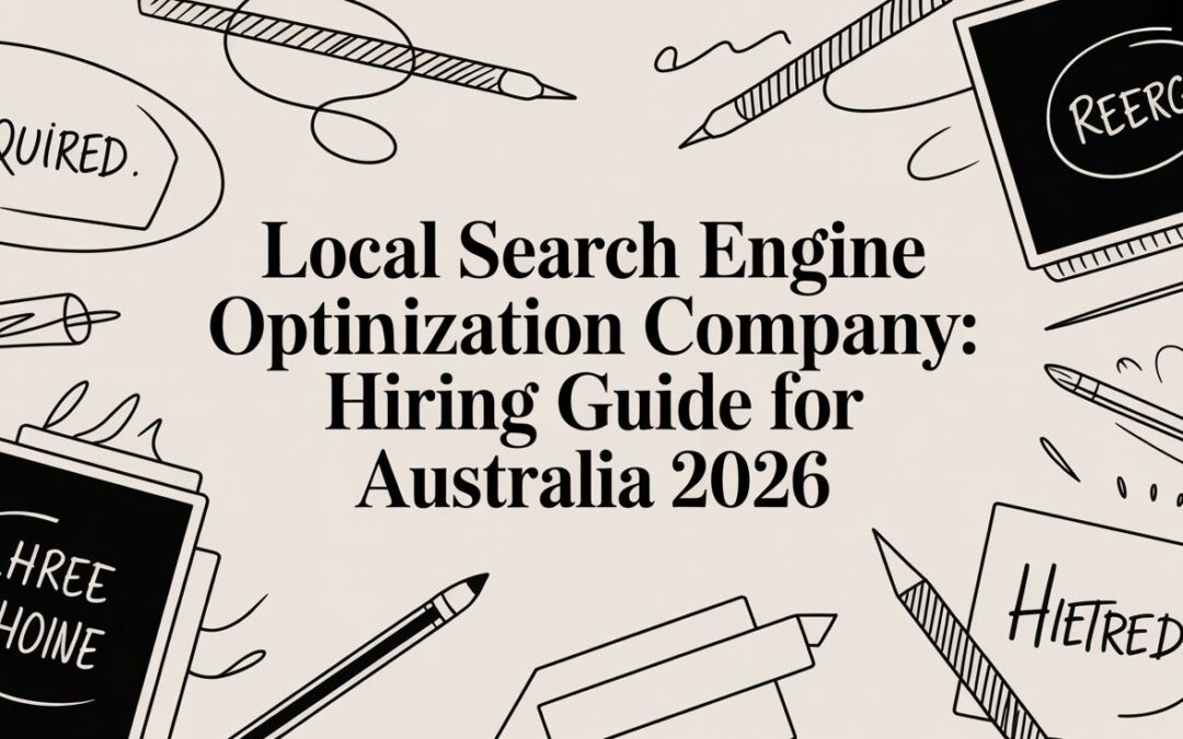 Local Search Engine Optimization Company: Hiring Guide for Australia 2026