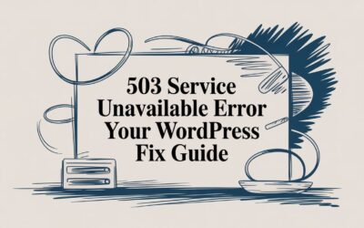 503 Service Unavailable Error Your WordPress Fix Guide