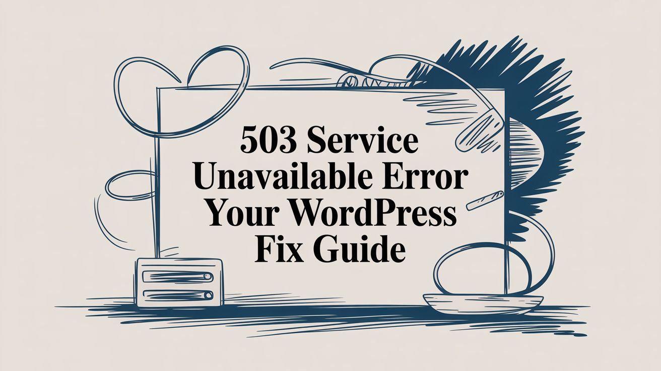 503 Service Unavailable Error Your WordPress Fix Guide