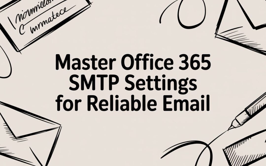 Master Office 365 SMTP Settings for Reliable Email