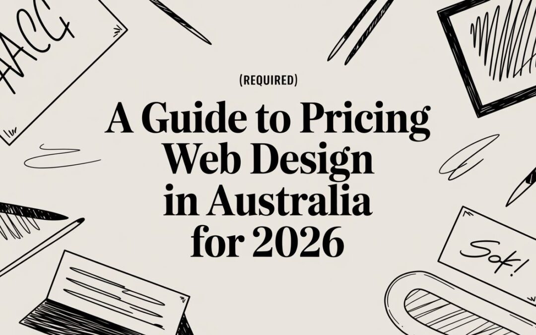 A Guide to Pricing Web Design in Australia for 2026