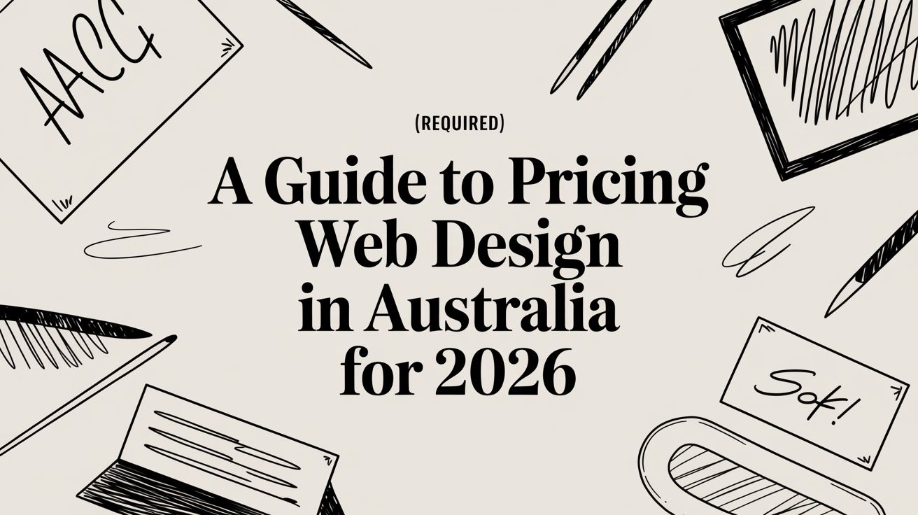 A Guide to Pricing Web Design in Australia for 2026