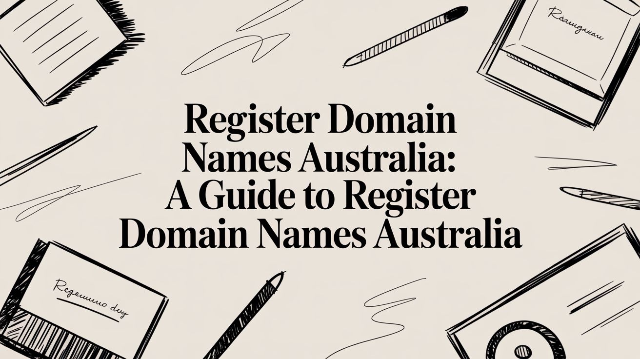 Register Domain Names Australia: A Guide to register domain names australia