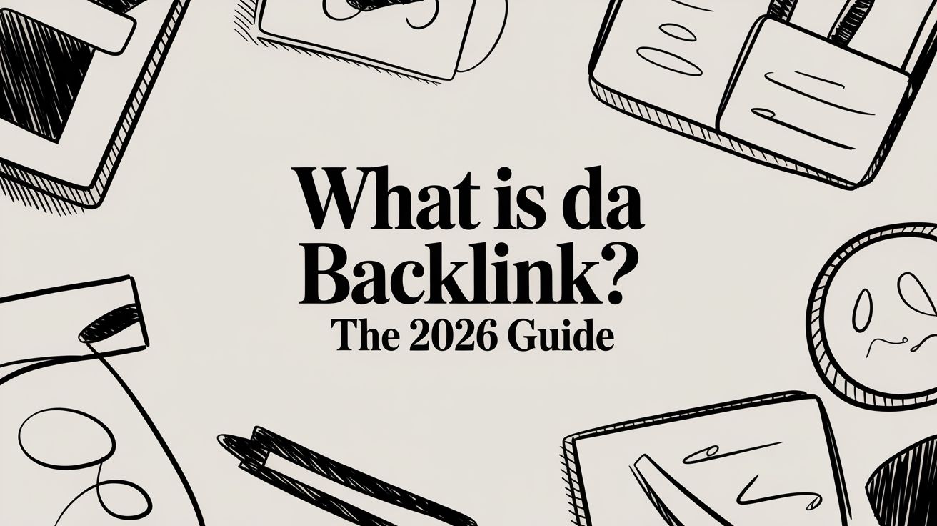 What Is da Backlink? The 2026 Guide