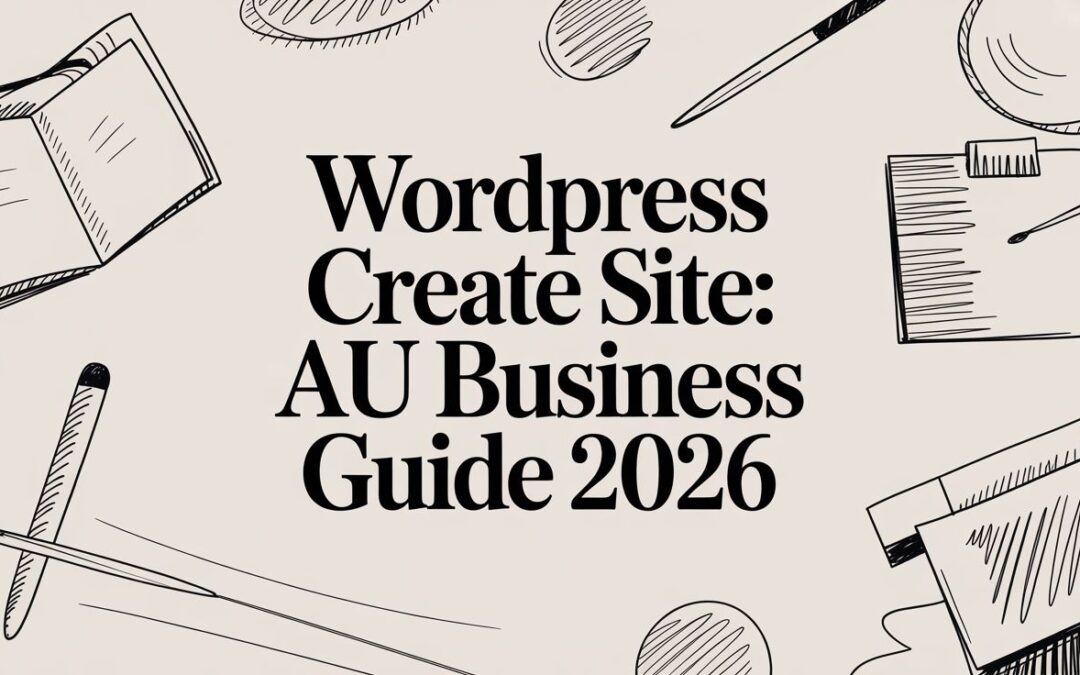 WordPress Create Site: AU Business Guide 2026