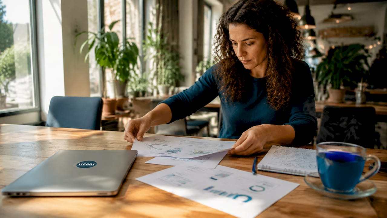 Web developer preparing WordPress speed optimization notes