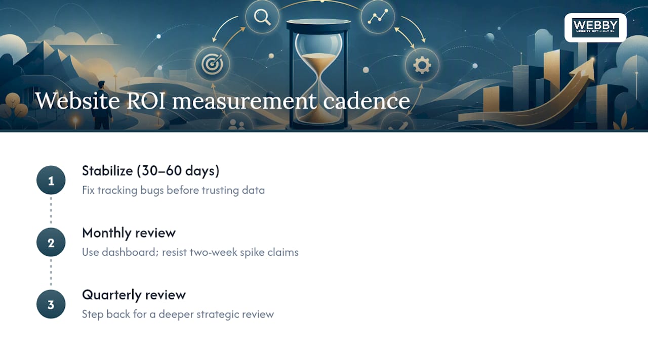 How Often Should You Measure Website ROI? — overview diagram