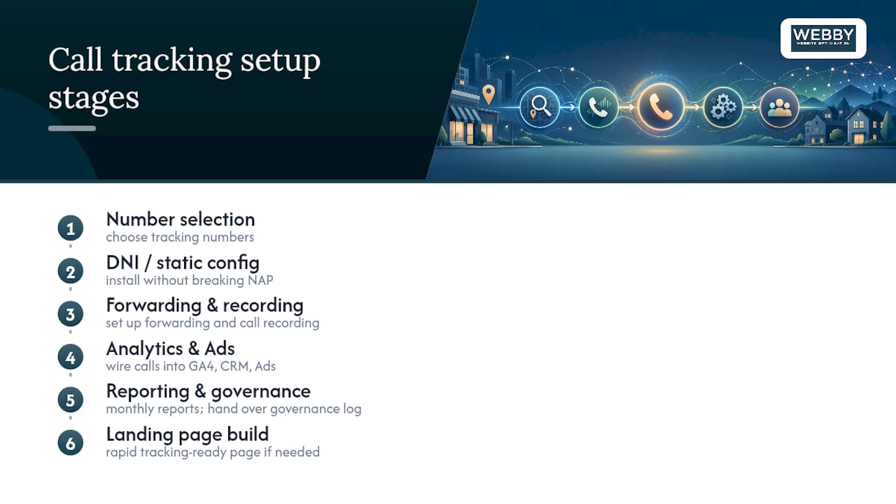 Get SEO-Safe Call Tracking Set Up Without the DIY Guesswork — overview diagram