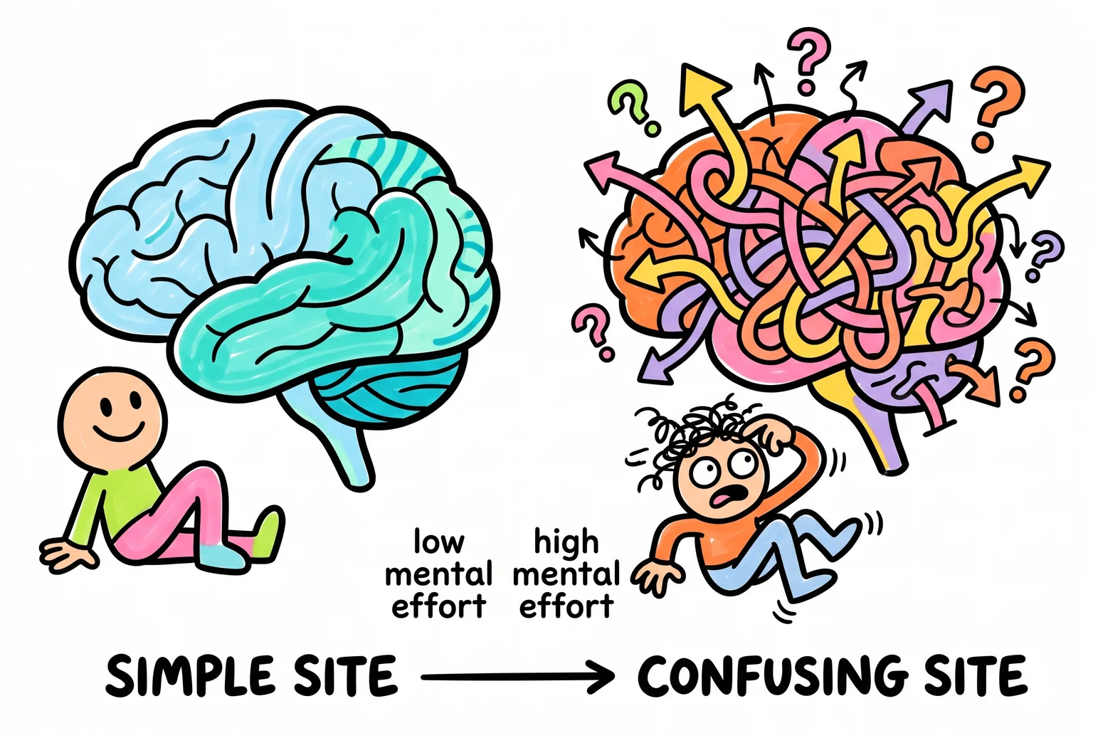 Simple site or confusing site