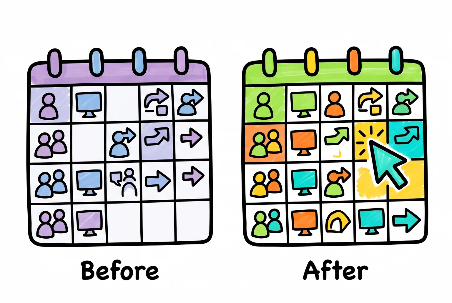 When you do not have enough visitors for a real split test, comparing a month before to a month after is often the clearest signal you will get.